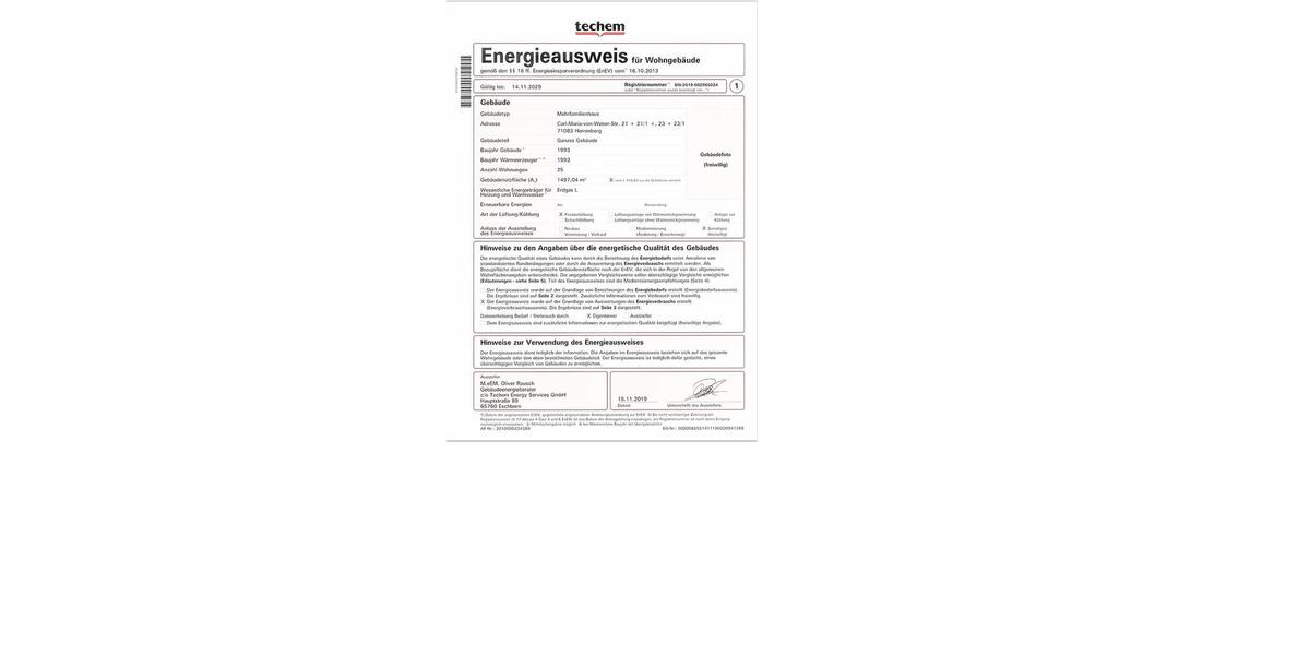 Etagenwohnung Herrenberg - 2.5 Zimmer, 73 m&sup2;, 439.000&euro; | Angebot:26876366