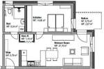 Etagenwohnung Lauter-Bernsbach Bernsbach - 2 Zimmer, 57 m&sup2;, 543&euro; | Angebot:25390909