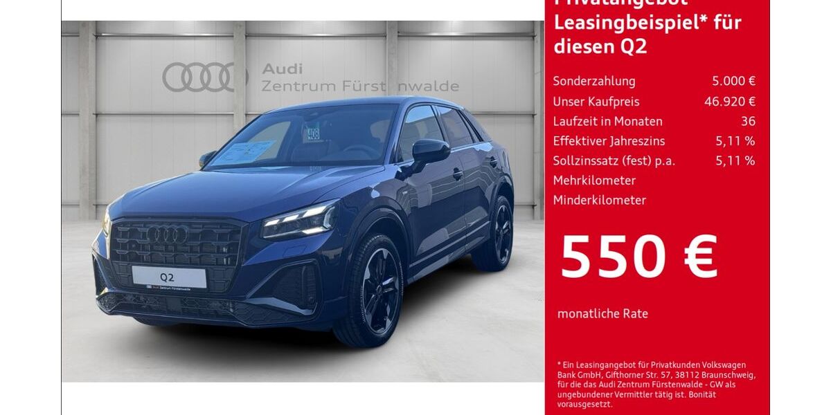 Audi Q2 1.500 km 46.920 &euro; Fürstenwalde 15517