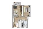Etagenwohnung Merseburg - 3 Zimmer, 59 m&sup2;, 323&euro; | Angebot:26179914