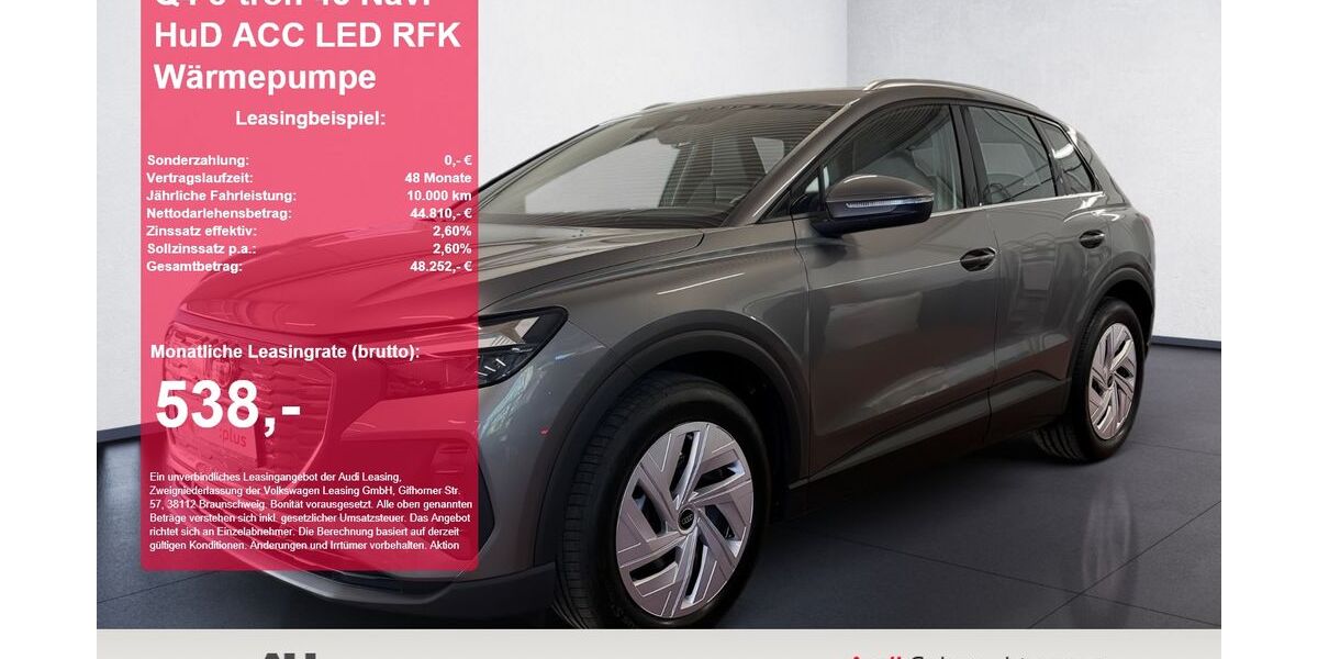 Audi Q4 e-tron 15.227 km 44.810 &euro; Osterode 37520