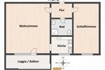 Erdgeschoßwohnung Kumhausen - 2 Zimmer, 47 m&sup2;, 225.000&euro; | Angebot:26962083