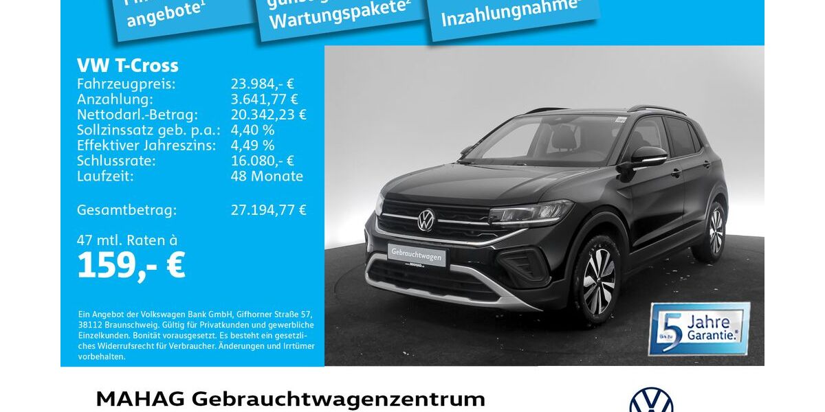 VW T-Cross 7.157 km 22.997 &euro; München 80935
