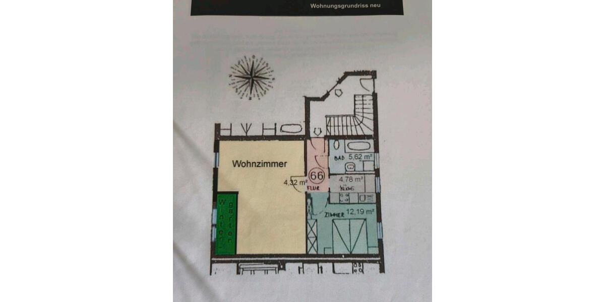 Erdgeschoßwohnung Neutraubling - 2 Zimmer, 62 m&sup2;, 250.000&euro; | Angebot:24662221