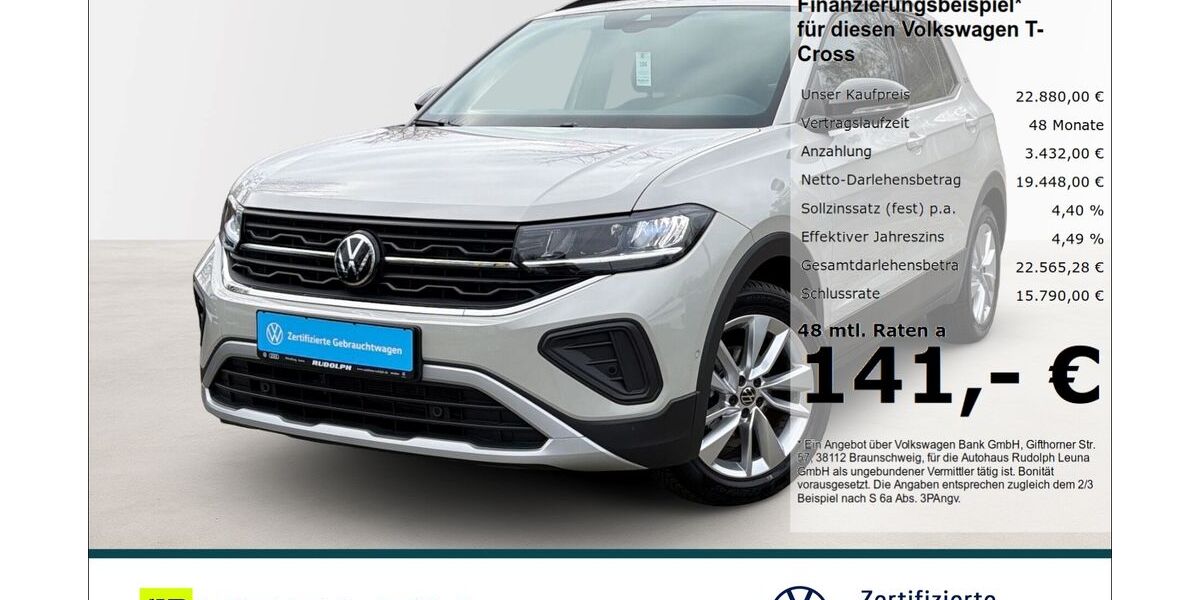VW T-Cross 8.300 km 22.880 &euro; Leuna 06237