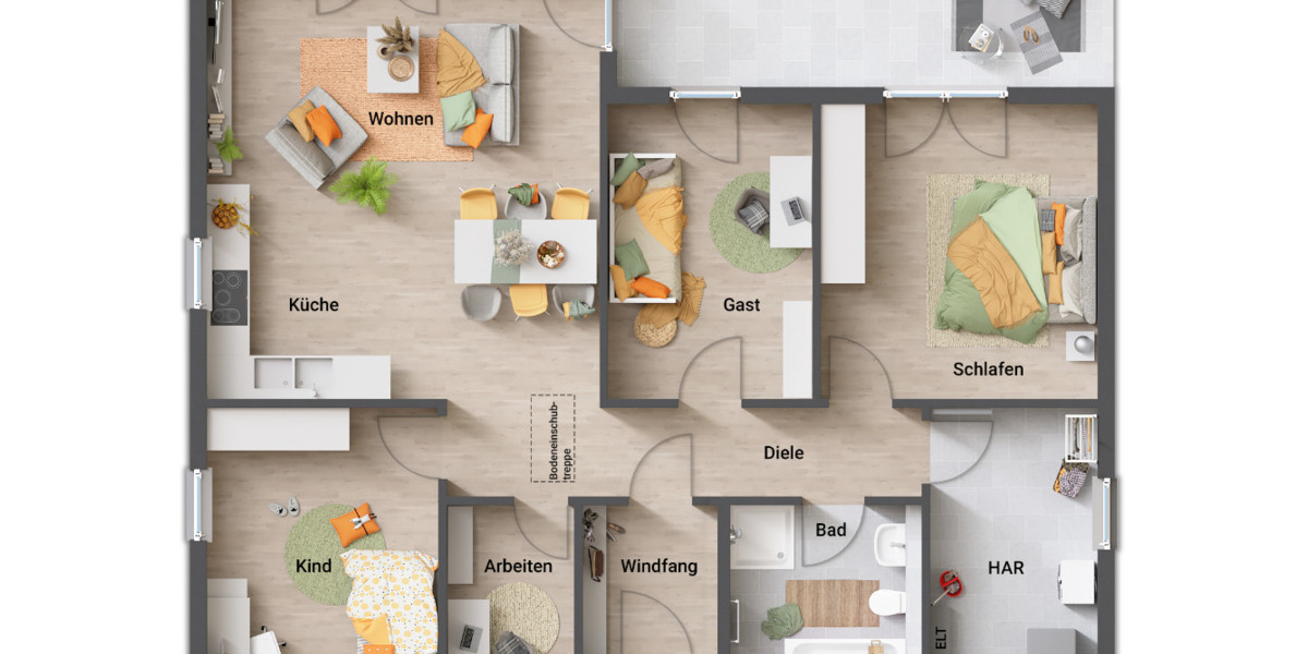 Bungalow Amt Creuzburg Mihla - 4 Zimmer, 108 m&sup2;, 245.470&euro; | Angebot:25777700