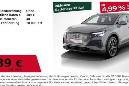 Audi Q4 e-tron 7.957 km 41.990 &euro; Nürnberg 90441