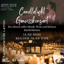 Candlelight Genusskonzert 14.02.2026 Markt 7 Veranstaltungssaal