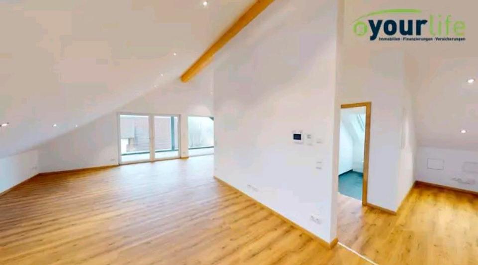 Dachgeschoßwohnung Rammingen - 4 Zimmer, 131 m&sup2;, 1.600&euro; | Angebot:26116391