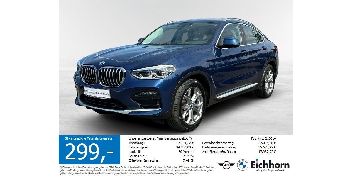 BMW X4 51.200 km 34.250 &euro; Miltenberg 63897