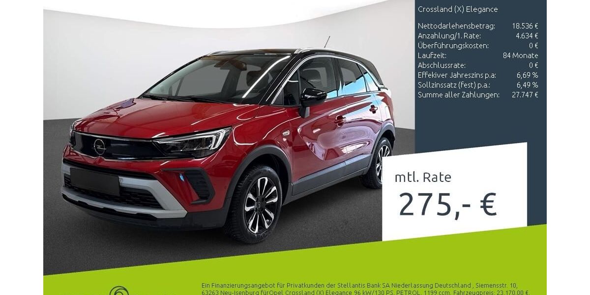 Opel Crossland (X) 26.823 km 22.870 &euro; Dülmen 48249