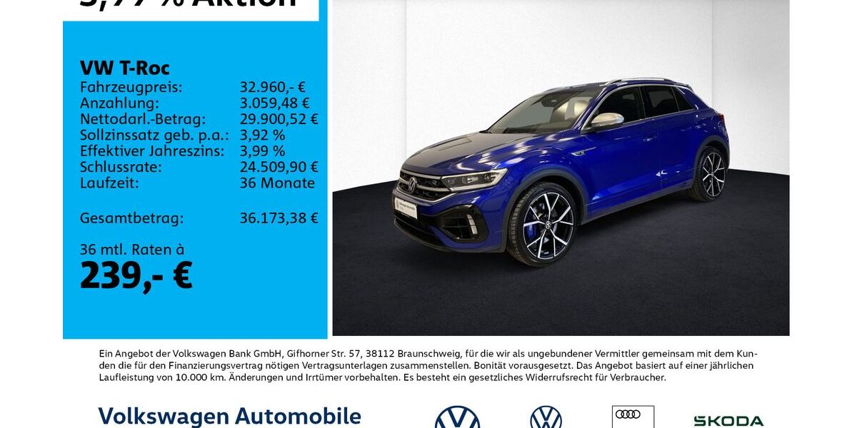 VW T-Roc 42.410 km 32.460 &euro; Leipzig 04178