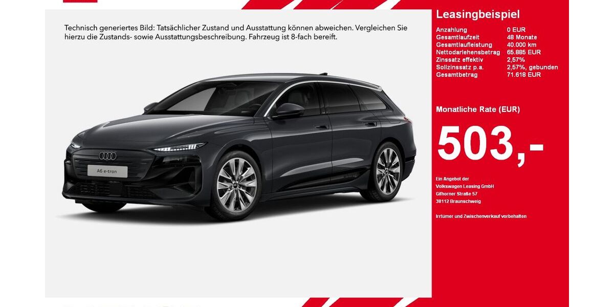 Audi A6 e-tron 8.042 km 65.885 &euro; Gütersloh 33334