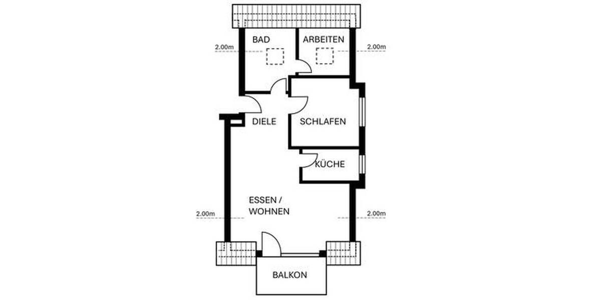 Etagenwohnung Bad Dürrheim - 2 Zimmer, 61 m&sup2;, 215.000&euro; | Angebot:26204020