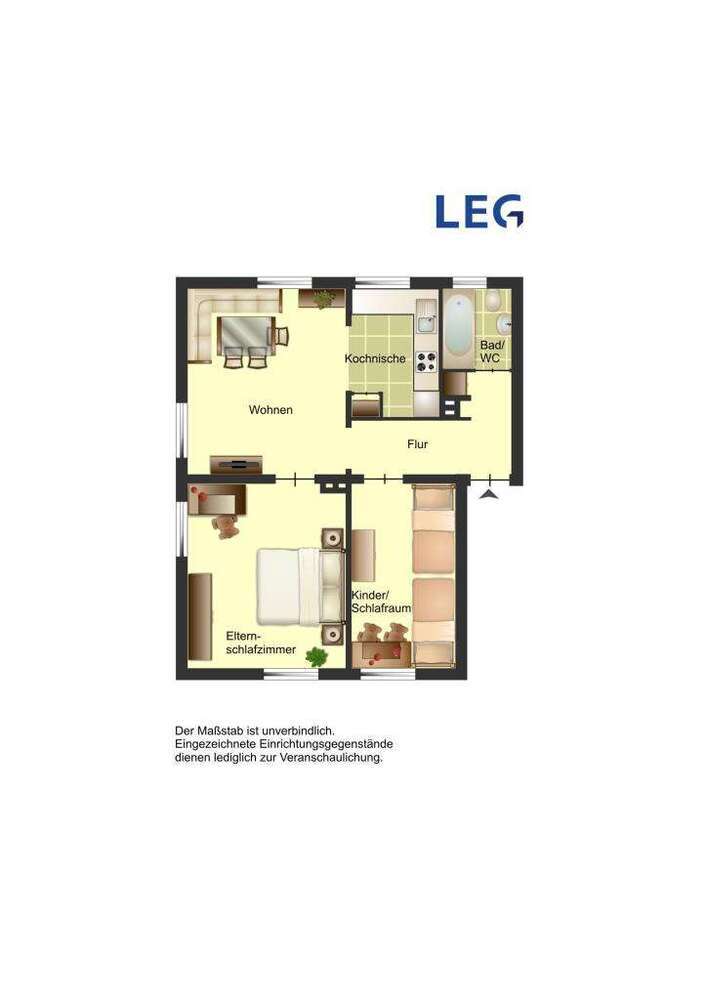 Wohnung zum Mieten in Bocholt 439 € 52 m²