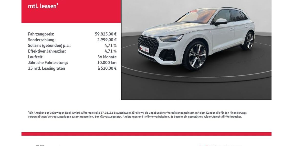 Audi Q5 16.713 km 58.825 &euro; Nordhausen 99734