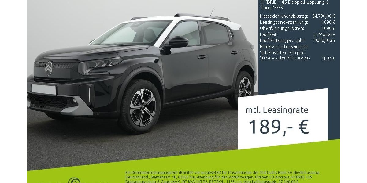 Citroen C3 Aircross 1.500 km 25.540 &euro; Borken 46325