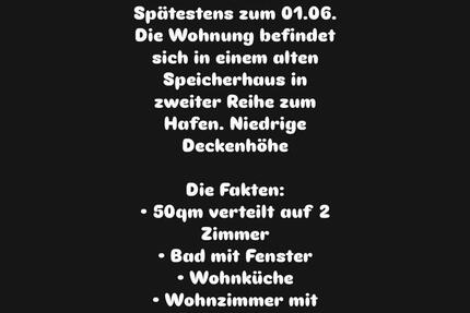 Wunderschöne Wohnung am Hafen abzugeben