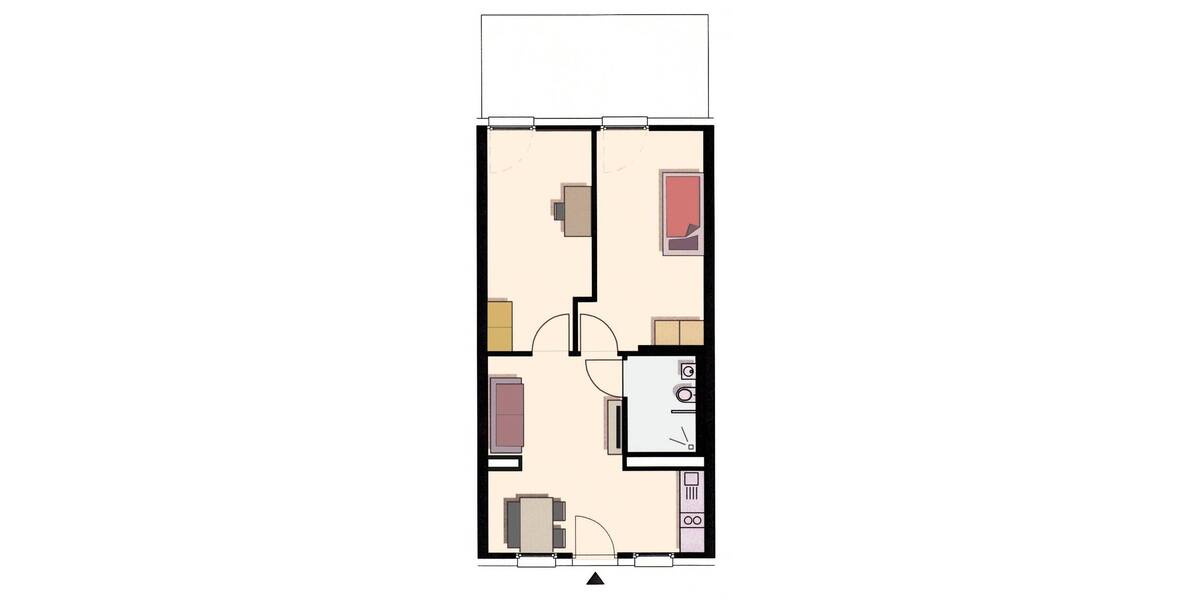 Etagenwohnung Ingolstadt Schlachthofviertel - 3 Zimmer, 56 m&sup2;, 870&euro; | Angebot:26377813