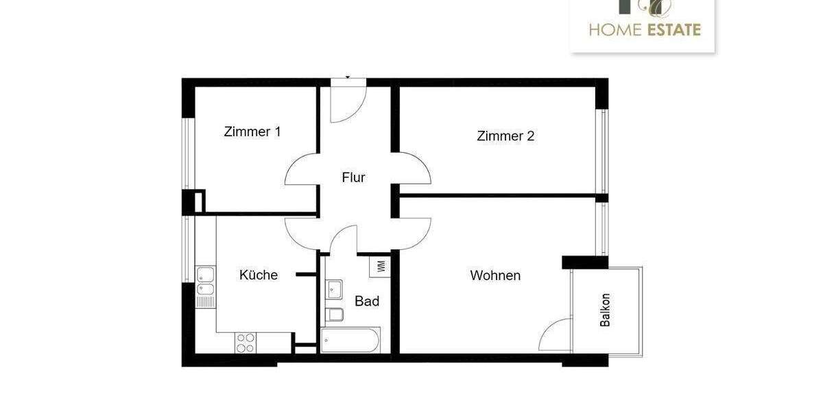 Etagenwohnung Teltow - 3 Zimmer, 80 m&sup2;, 300.000&euro; | Angebot:26032842