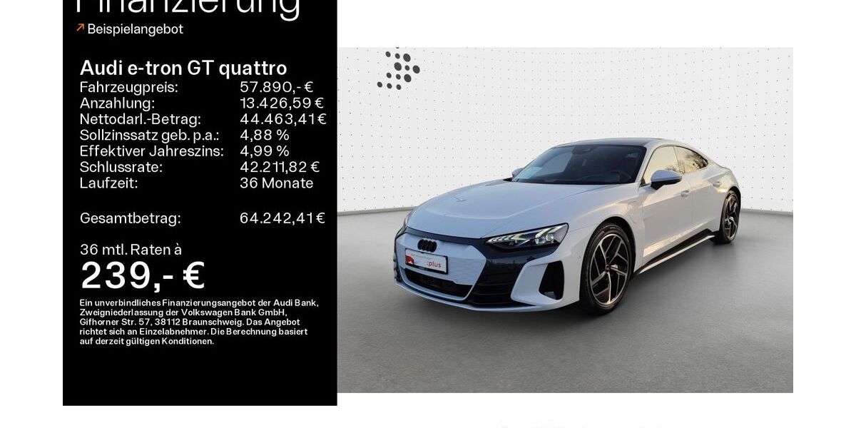Audi e-tron GT 23.479 km 54.890 &euro; Bad Nauheim 61231