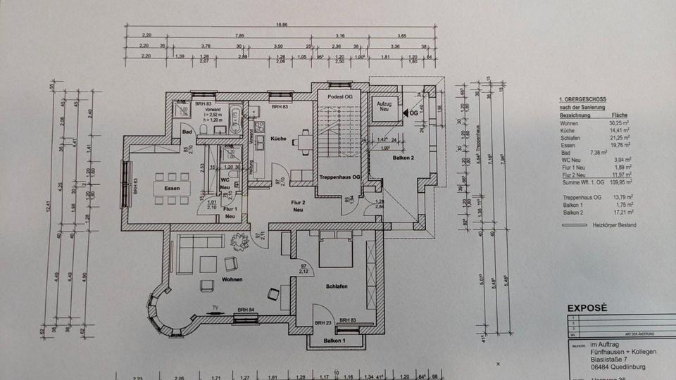 Etagenwohnung Quedlinburg - 4 Zimmer, 110 m&sup2;, 1.507&euro; | Angebot:26380508