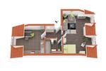 Dachgeschoßwohnung Wolfratshausen - 1.5 Zimmer, 42 m&sup2;, 265.000&euro; | Angebot:27114924