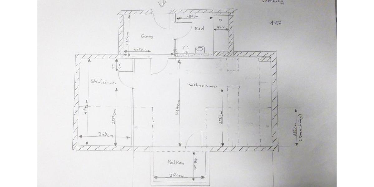 Dachgeschoßwohnung Königsbrunn - 2 Zimmer, 45 m&sup2;, 242.000&euro; | Angebot:26959088
