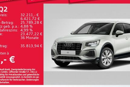 Audi Q2 8.245 km 32.211 &euro; Eching 85386