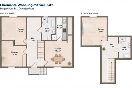Wohnung Steinau an der Straße - 3 Zimmer, 107 m&sup2;, 850&euro; | Angebot:26511404