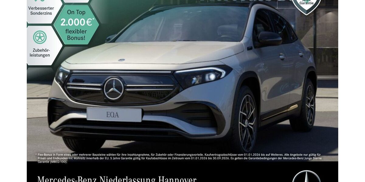 Mercedes-Benz EQA 40.353 km 30.890 &euro; Hannover/Langenhagen 30855