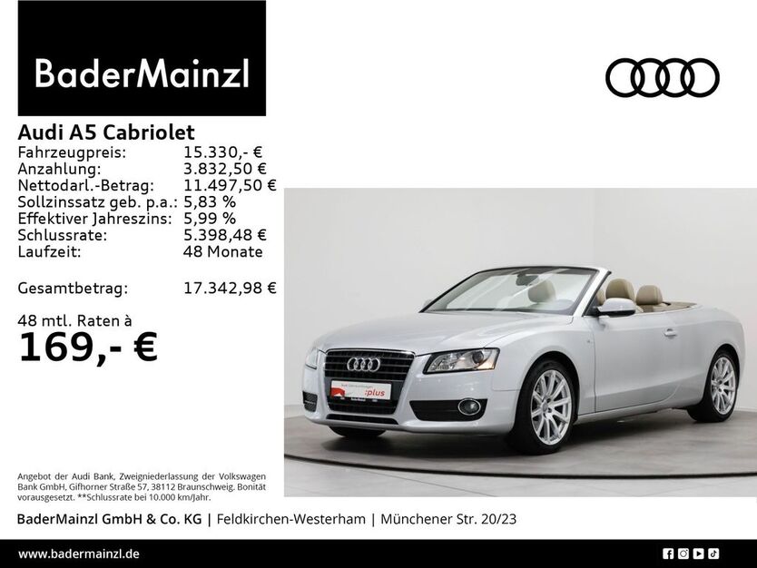 Audi A5 61.098 km 15.330 € Feldkirchen/Westerham 83620
