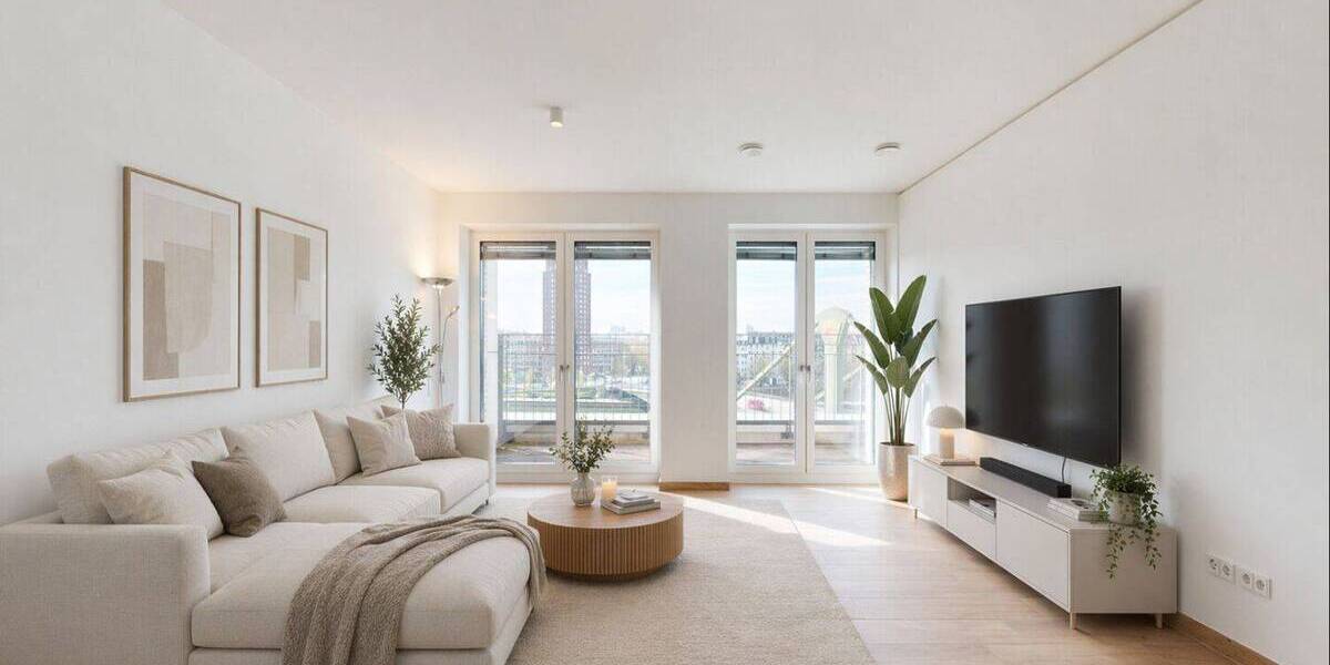 Etagenwohnung Frankfurt am Main Ostend - 2 Zimmer, 79 m&sup2;, 850.000&euro; | Angebot:26257179
