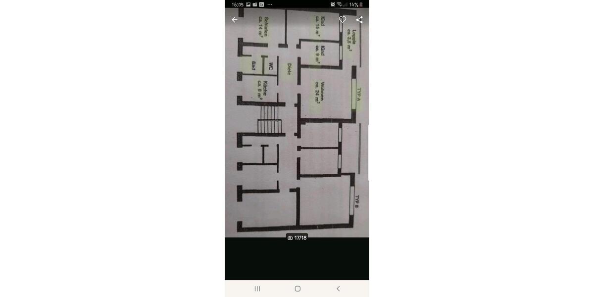 Etagenwohnung Stolzenau - 4 Zimmer, 89 m&sup2;, 88.000&euro; | Angebot:27285642