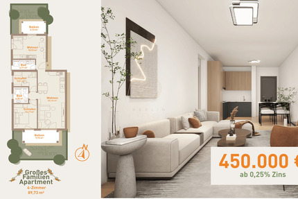 Living Sanddorn - Luxuriöser Erstbezug in Top Lage mit Fördermöglichkeit und Wellnesscenter 4 zimmer