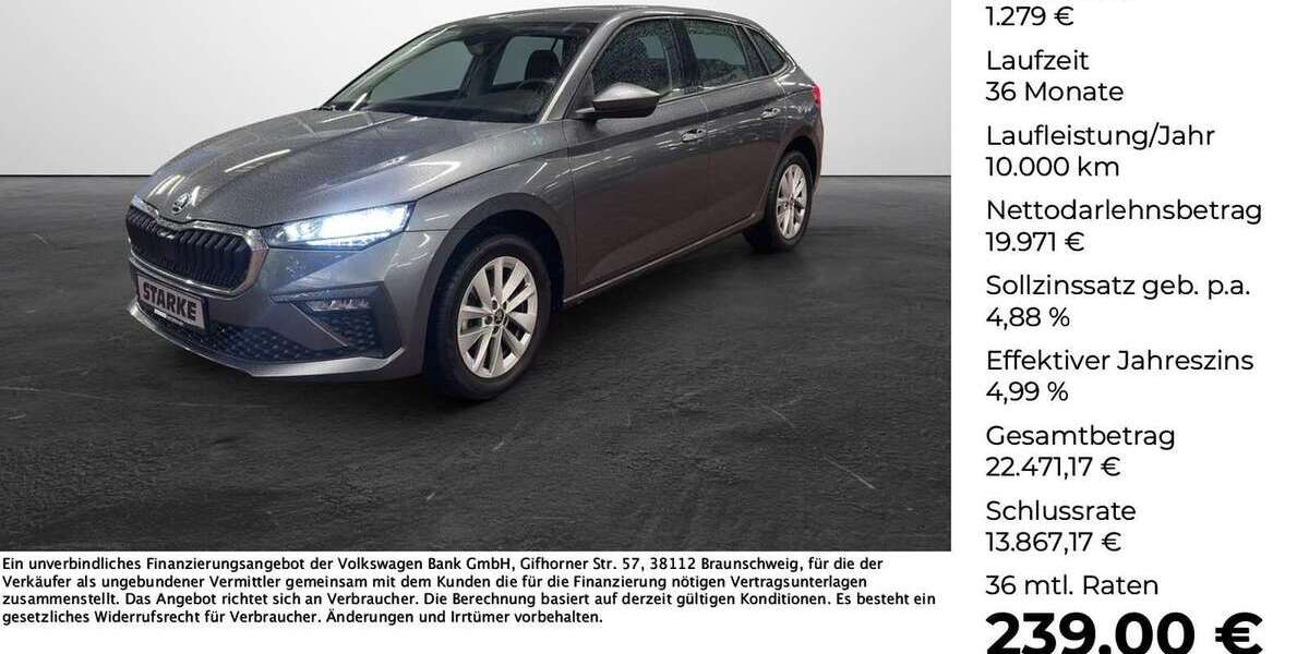 Skoda Scala 7.210 km 20.770 &euro; Osnabrück 49078