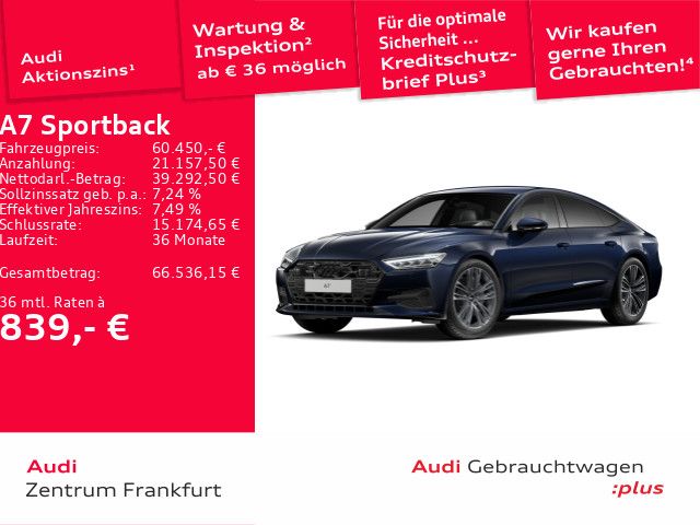 Audi A7 12.221 km 60.450 &euro; Frankfurt am Main 60326