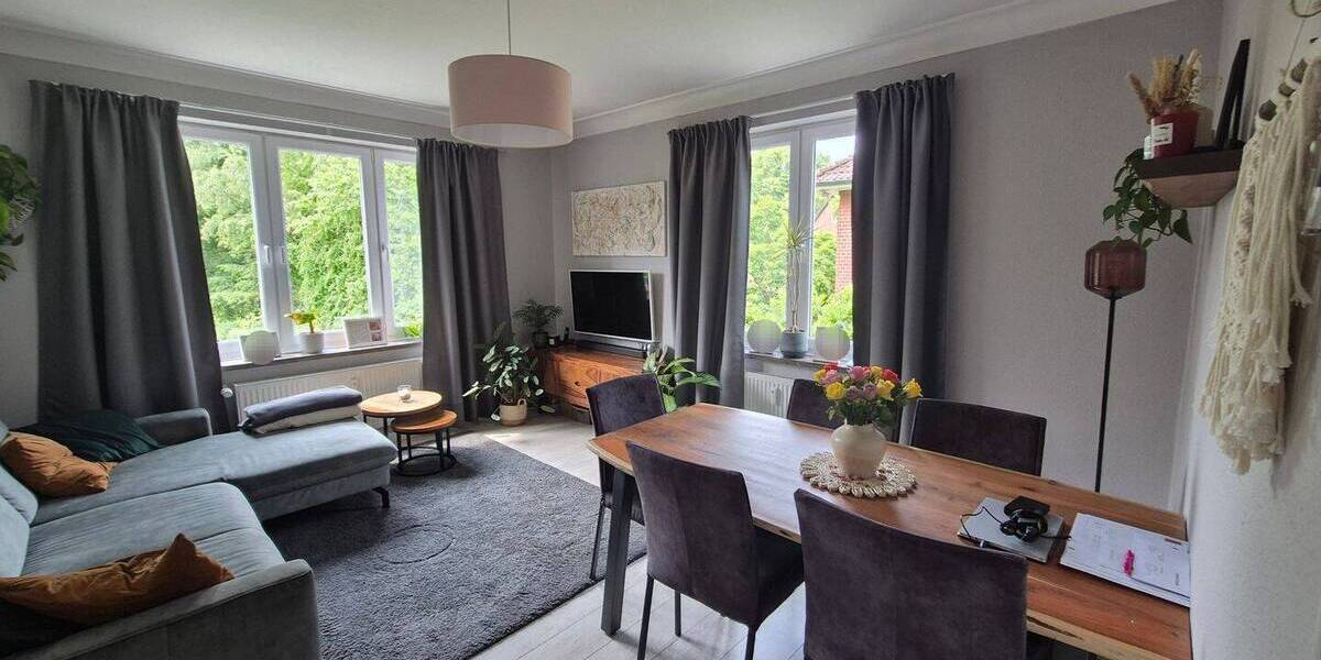 Etagenwohnung Hamburg Alsterdorf - 3 Zimmer, 81 m&sup2;, 980&euro; | Angebot:26389394