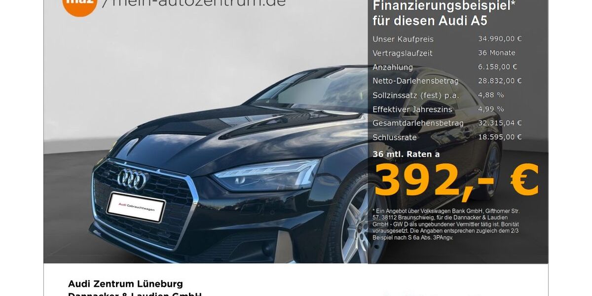 Audi A5 85.012 km 34.990 &euro; Lüneburg 21337