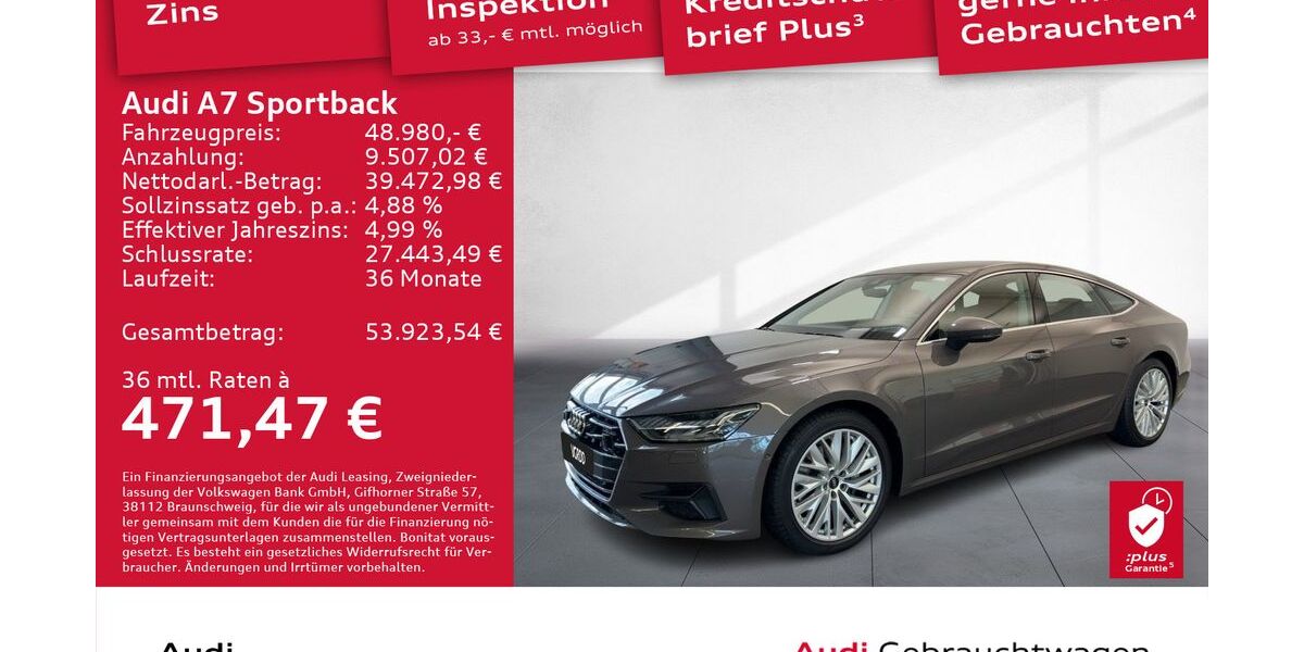Audi A7 52.621 km 44.980 &euro; Dresden 01169