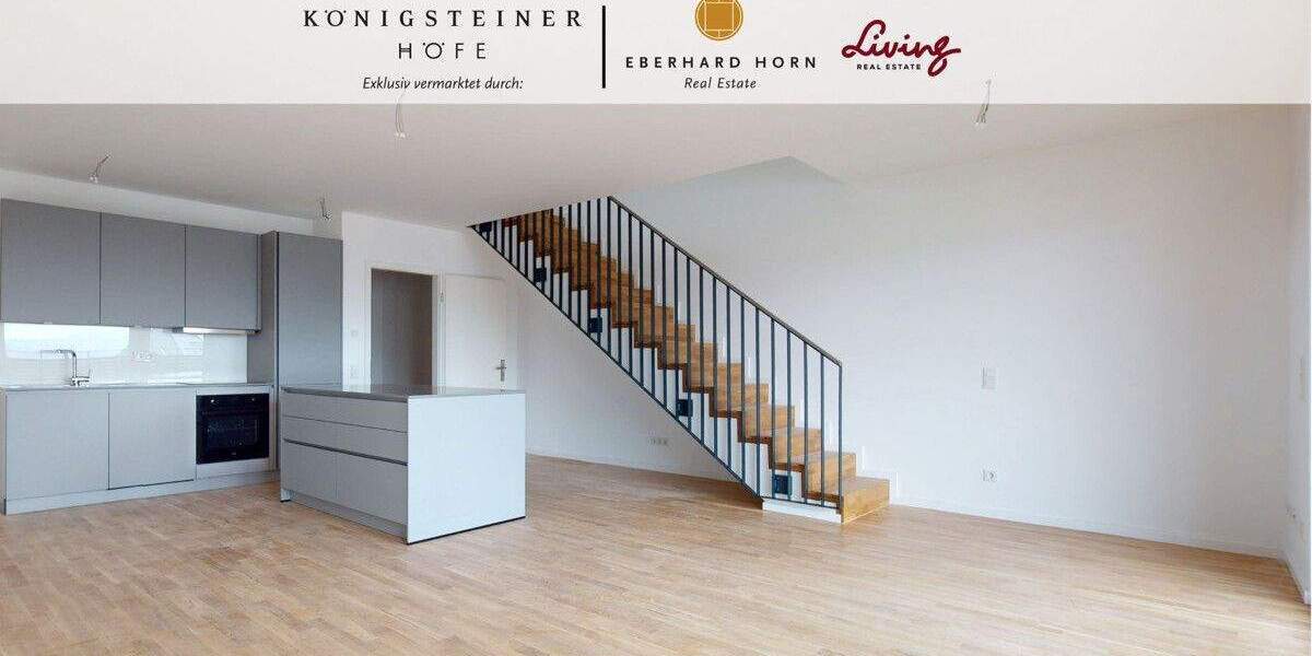 Moderne Eleganz auf zwei Ebenen - Exklusive 3-Zimmer-Maisonettewohnung | Königsteiner Höfe 3 zimmer