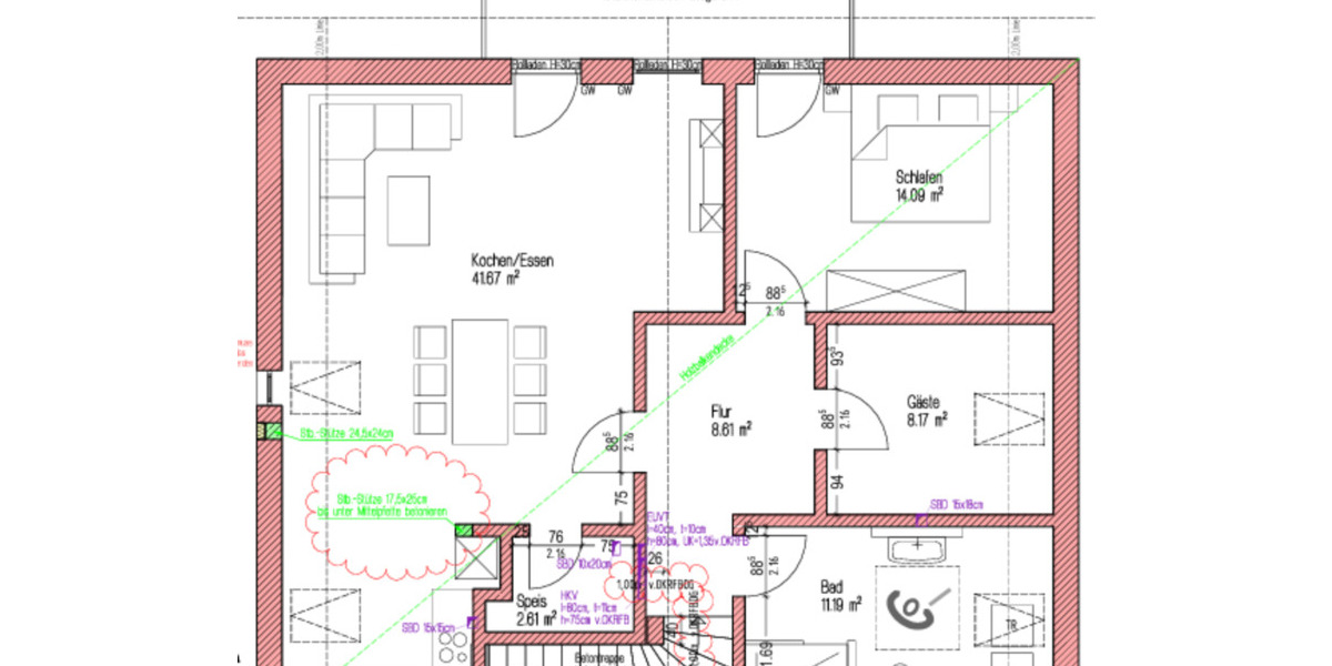 Etagenwohnung Unterthingau - 3 Zimmer, 80&euro; | Angebot:22613416