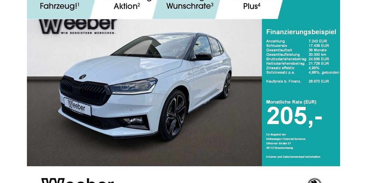 Skoda Fabia 6.000 km 28.333 € Calw 75365