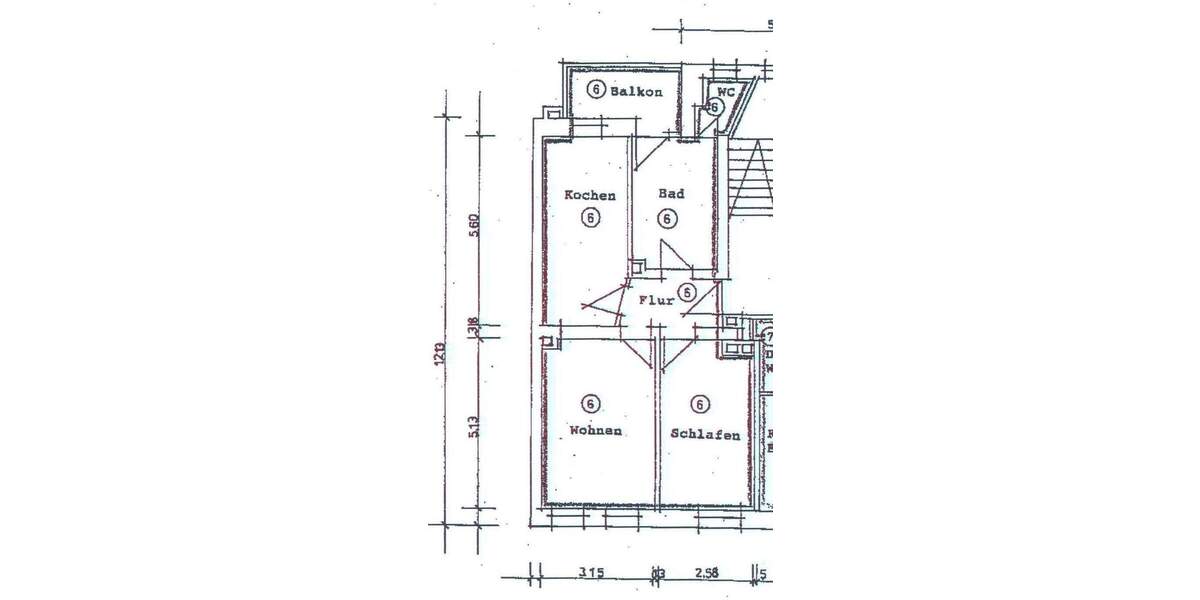 Zimmer Chemnitz Lutherviertel - 2 Zimmer, 64 m&sup2;, 315&euro; | Angebot:25997353