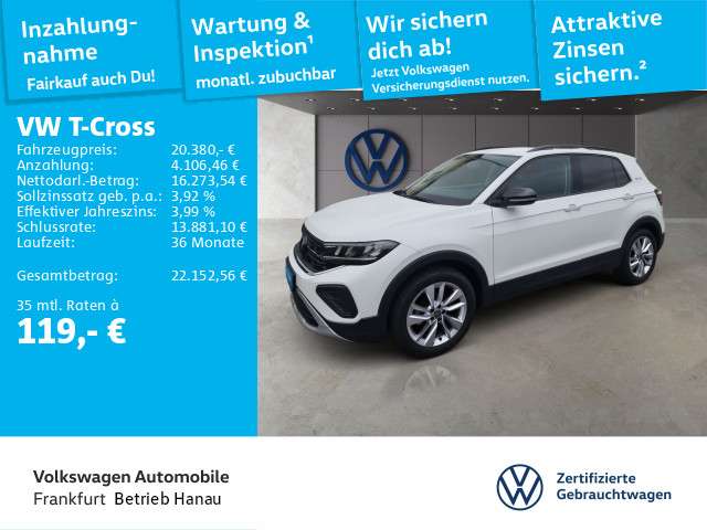 VW T-Cross 25.845 km 20.380 &euro; Hanau 63452