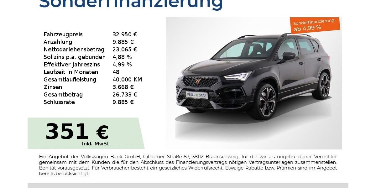 Cupra Ateca 19.950 km 32.950 &euro; Nürnberg 90441