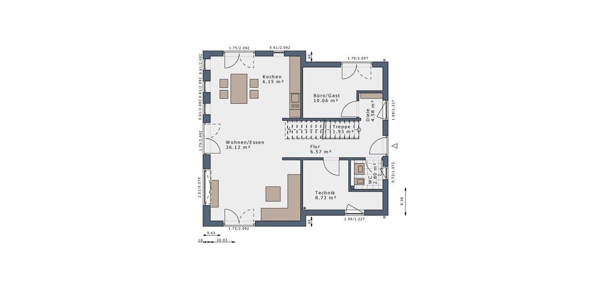 Einfamilienhaus Selm - 5 Zimmer, 140 m&sup2;, 1.600&euro; | Angebot:26664351