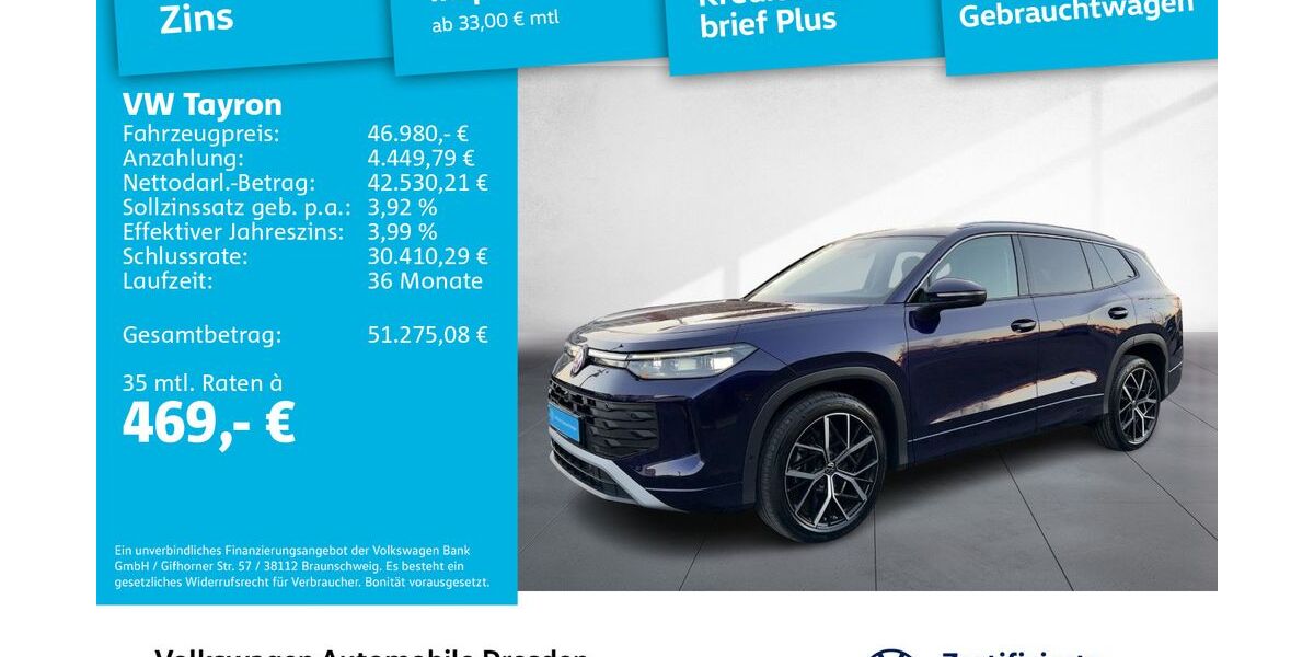 VW Tayron 8.025 km 45.990 &euro; Dresden 01067