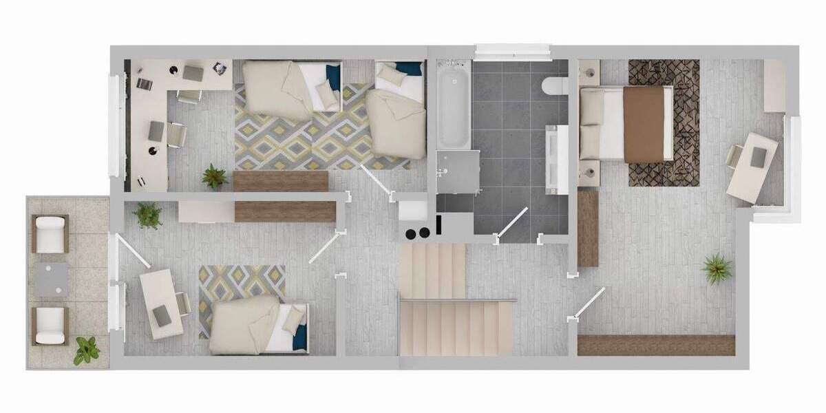 Reihenendhaus Filderstadt Plattenhardt - 4 Zimmer, 124 m&sup2;, 498.000&euro; | Angebot:24462098