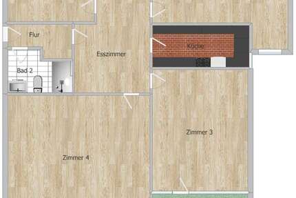 Wohnung Karlsruhe Oststadt - 5 Zimmer, 120 m&sup2;, 2.125&euro; | Angebot:26884238